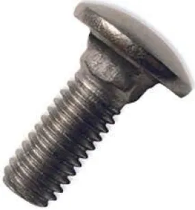 A307 Grade A Steel Hot Dipped Galvanized Coarse Carriage Bolts 1/2-13 x 8 1/2