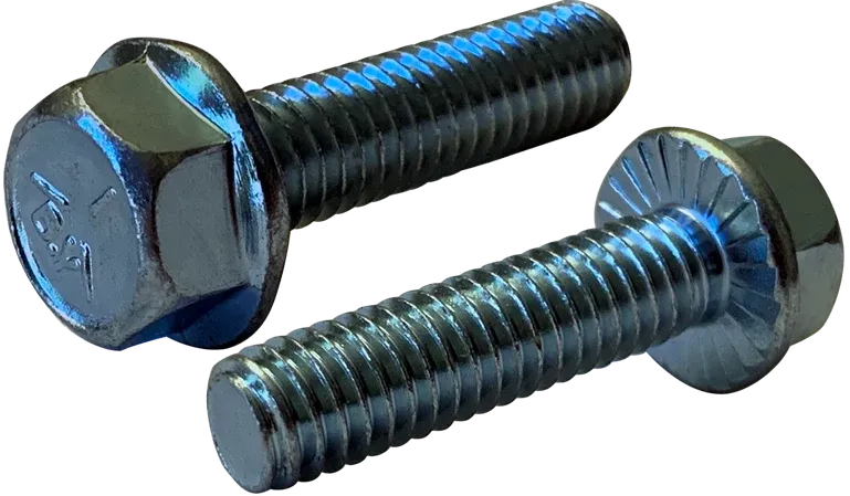 Flange Bolts Serrated Hex Washer 1/2-13 X 1 1/2