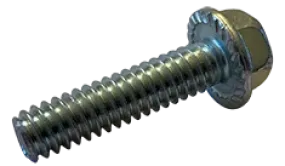 Flange Bolts Serrated Hex Washer Case Hardened Zinc 10-32 X 1 1/2