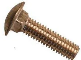 Grade 8 Zinc Yellow Plated Carriage Bolts 1/2-13 X 2