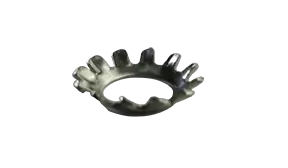 Lock Washers Countersunk External Tooth Steel Zinc #1/4
