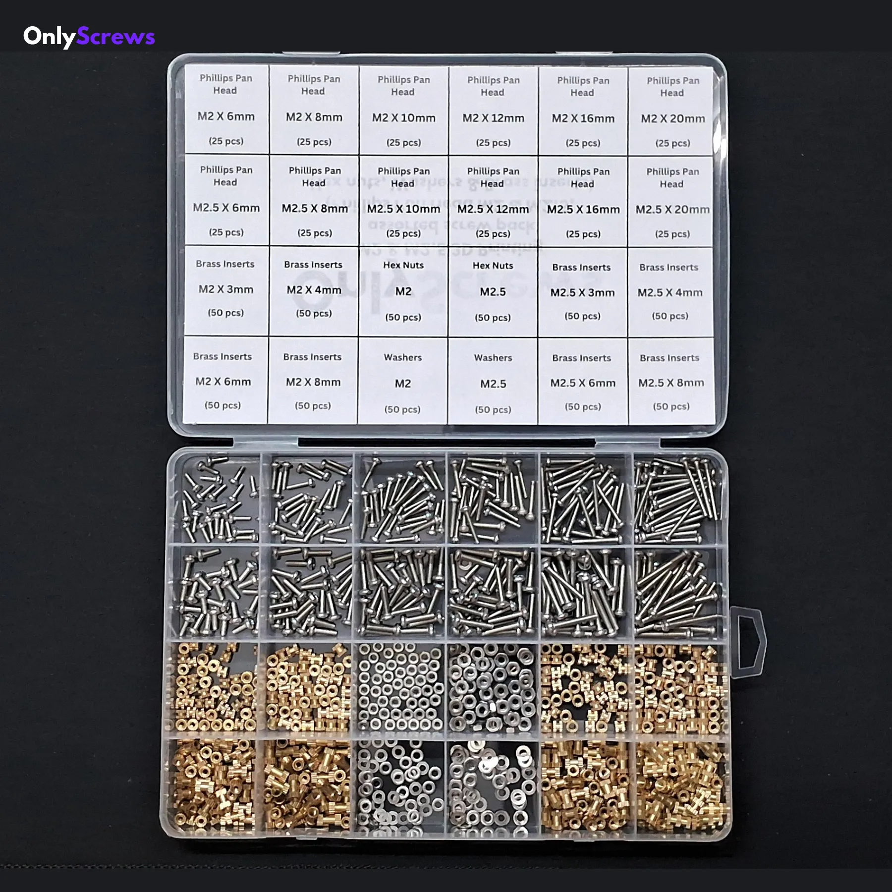 M2 & M2.5 3D Printing assorted screw pack