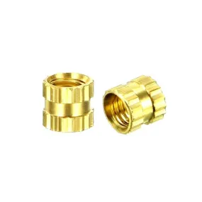 M2 X 8mm Brass Threaded Inserts (Dia. 2mm, Length 8mm)