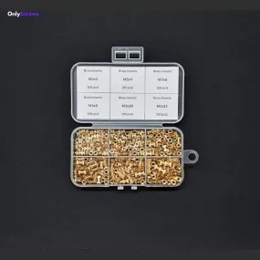M3 Brass Inserts Assorted Pack