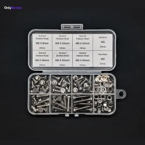 M5 Slotted Cheese Head SS304 assorted box