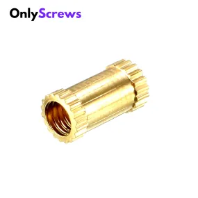 M5 X 8mm Brass Threaded Inserts (Dia. 5mm, Length 8mm)