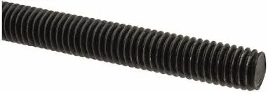 Threaded Rods Plain Unfinished Steel (3 Ft) 1-1/2-6